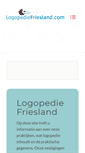 Mobile Screenshot of logopediefriesland.com