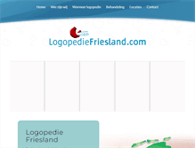 Tablet Screenshot of logopediefriesland.com